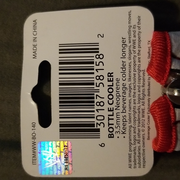 Lot of 7 NEW WWE CM Punk Beverage/Beer Bottle Coolers/Coozies - Picture 5 of 5